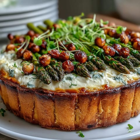 Spring Asparagus Tart Puff