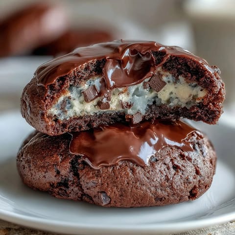 1. Rich, chewy dark chocolate vanilla cookies inspired by Shadow Milk Cookie, with gooey chocolate chunks and a soft, tender center.  
