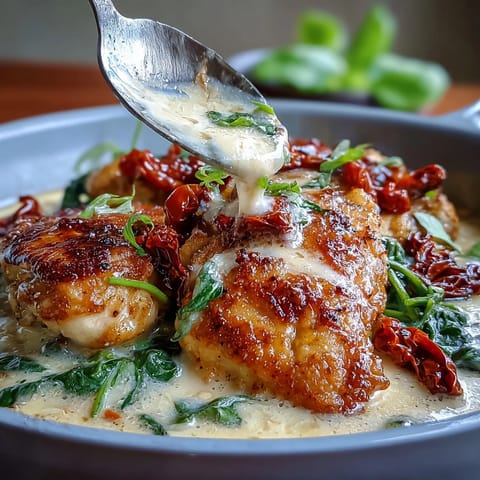Creamy Tuscan Chicken Tomatoes
