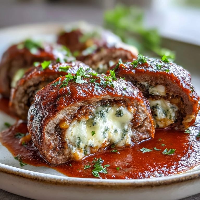 Hearty Sicilian-Style Braciole served over pasta, topped with extra tomato sauce and grated cheese for a family meal.