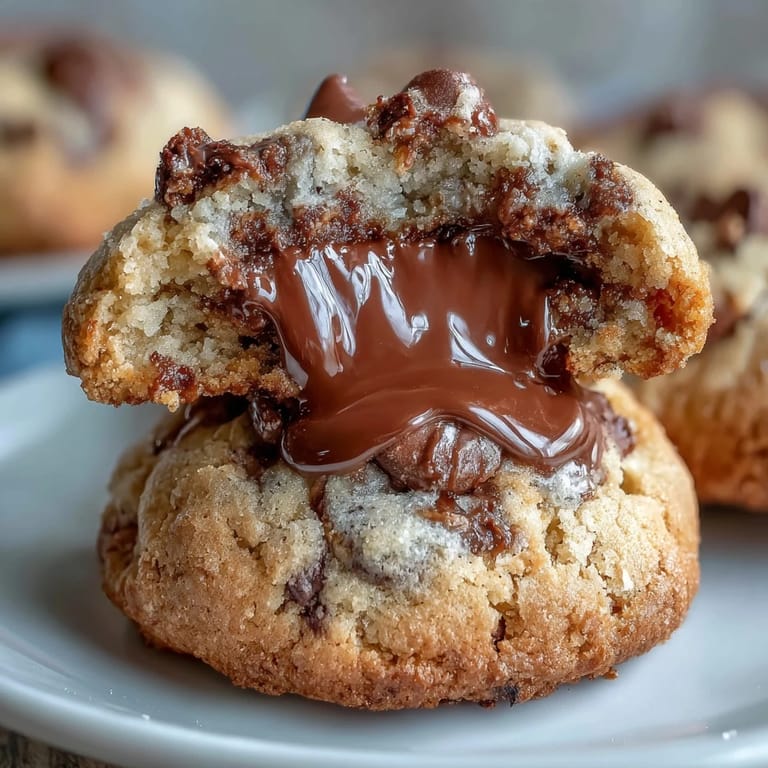 Chewy chocolate chip cookies hiding a surprise Cadbury Creme Egg for a festive Easter treat