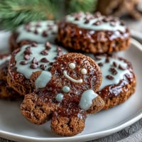 1. Adorable GingerBrave gingerbread cookies inspired by Cookie Run Kingdom, decorated with royal icing and candy buttons for a festive, whimsical look.  
